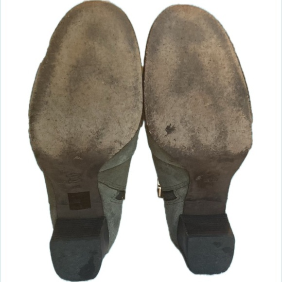 Tory Burch Ankle Booties - Suede. Olive green for Fall. Like new. Size 9 - Picture 7 of 7
